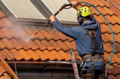 Démoussage et hydrofuge de toiture à Morsain